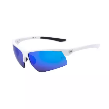 Under Armour UA Clutch akiniai - Vyriški sportiniai apgaubiantys - Juodas rėmas, dūminiai lęšiai 71/09/130 mm