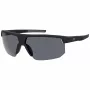 Under Armour UADRIVENGO6W Vyriški poliarizuoti sportiniai akiniai nuo saulės - Satin Black/Grey
