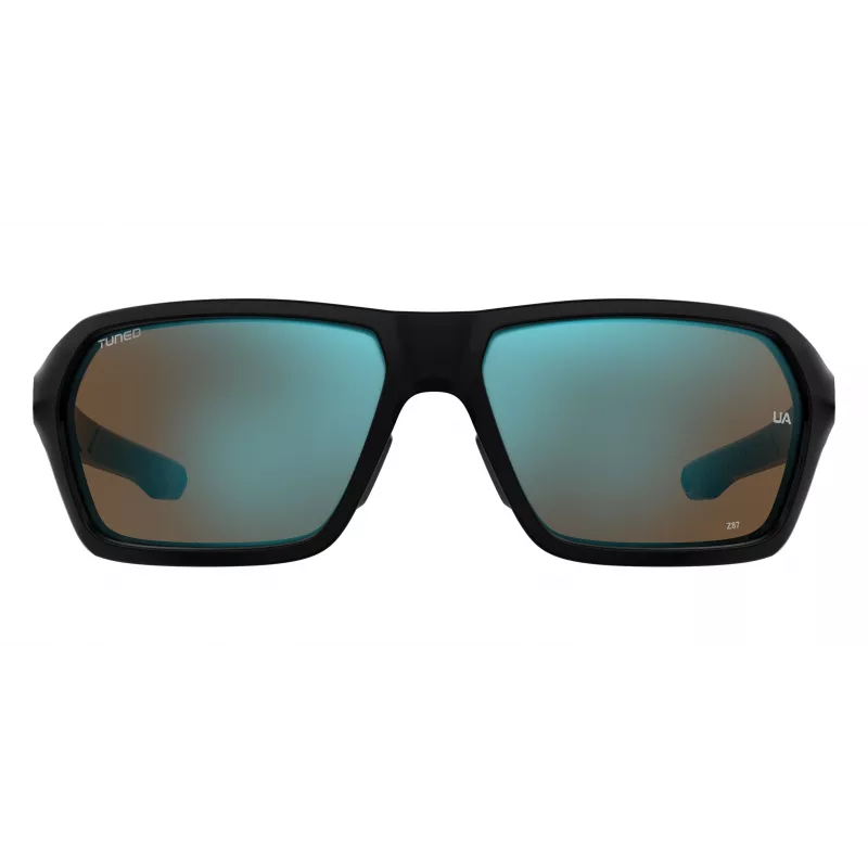 Under Armour UARECON807G4W Vyriški sportiniai akiniai nuo saulės – matinė juoda, pilki poliarizuoti lęšiai, 64/17/125 mm