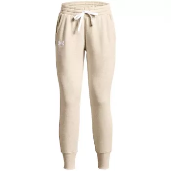 Under Armour moteriškos Rival Fleece kelnės kreminės XL