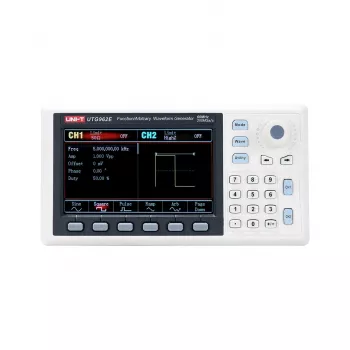 UNI-T LEC-MIE0450 UTG962E 60 MHz dviejų kanalų funkcijų / savavališkų bangų generatorius