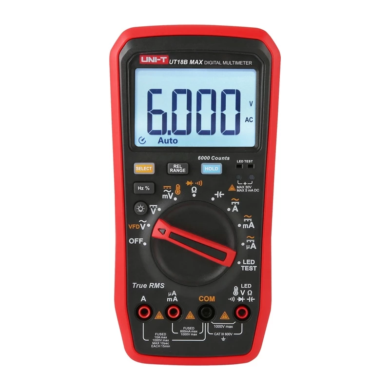 UNI-T True RMS UT18B MAX Skaitmeninis Multimetras