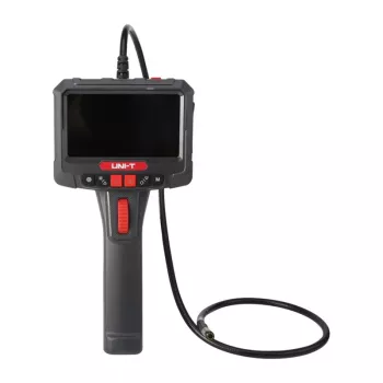 UNI-T UT663B-2m pramoninis endoskopas su 4.3 inch IPS ekranu, 5.5mm IP67 zondu, 1080P kamera, 2m pusiau standžiu kabeliu, 6 LED lemputėmis, 2600mAh baterija