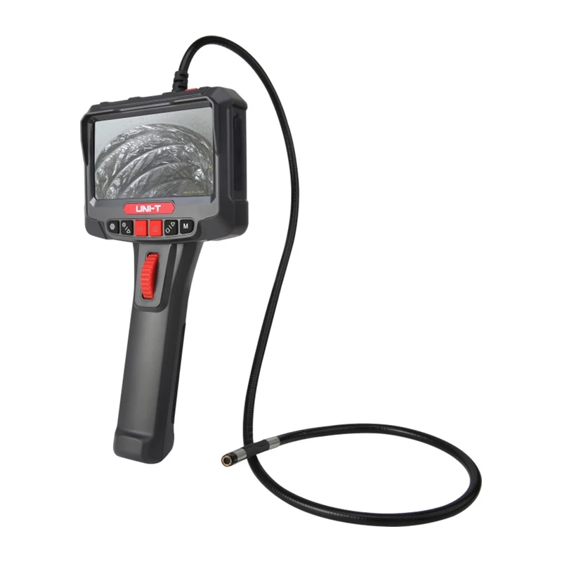 Uni-T UT663B-3m Borescope 4.3 inch IPS Inspection Camera with 3m Semi-Rigid Probe, 1080P, IP67, 6 LED, 2600mAh