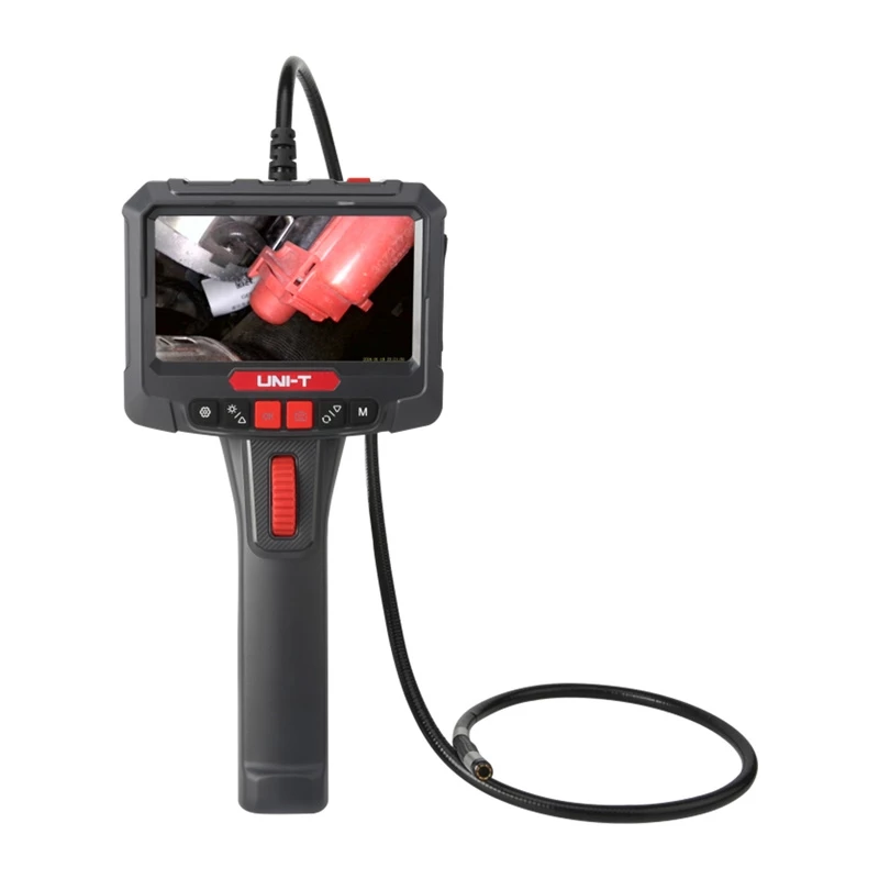 Uni-T UT663B-3m Borescope 4.3 inch IPS Inspection Camera with 3m Semi-Rigid Probe, 1080P, IP67, 6 LED, 2600mAh