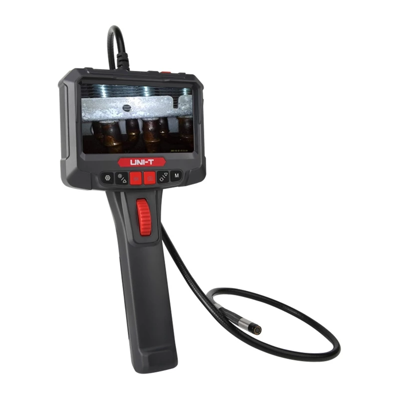 Uni-T UT663B-3m Borescope 4.3 inch IPS Inspection Camera with 3m Semi-Rigid Probe, 1080P, IP67, 6 LED, 2600mAh