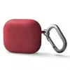 UNIQ Uniq Nexo Dėklas, skirtas AirPods 3 + Silikoniniai ausų kabliukai - Raudona