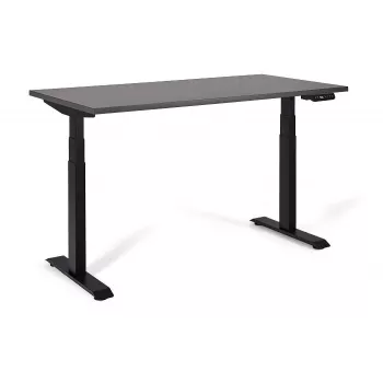 UNIQUE ACTIVE I Electric Height Adjustable Desk 140x70 cm Black