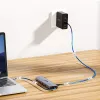 Unitek 4 prievadų USB 3.0 šakotuvas su 30 cm laidu, pilkas