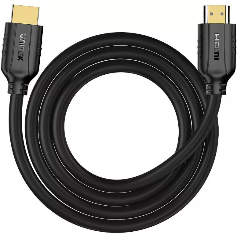UNITEK HDMI 2.0 laidas 4K 60Hz HDR ARC 2 m juodas