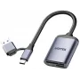 UNITEK SD4.0 / Micro SD4.0 kortelių skaitytuvas 2in1 USB 3.0 Type-A juodas