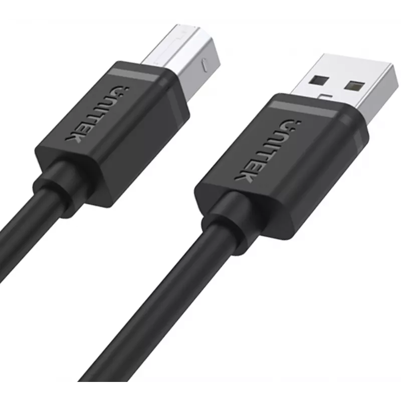 UNITEK USB 2.0 Type-A vyriškas į Type-B vyriškas laidas 2m juodas