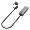 UNITEK USB-A/C 3.1 Gen 1 į RJ45 2.5 Gigabit Ethernet adapteris U1313C