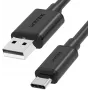 UNITEK USB-A į USB-C 2.0 laidas 480 Mbps 1m juodas