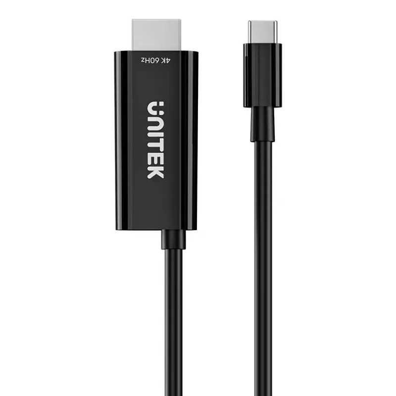 UNITEK USB-C į HDMI 4K@60Hz laidas su USB-C PD 100W
