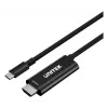 UNITEK USB-C į HDMI 4K@60Hz laidas su USB-C PD 100W