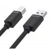 UNITEK Y-C430GBK USB 2.0 A kištuko į B kištuką kabelis 1m juodas