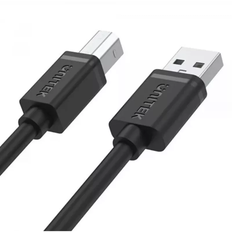 UNITEK Y-C430GBK USB 2.0 A kištuko į B kištuką kabelis 1m juodas