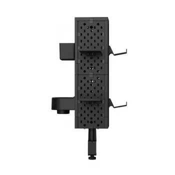 uRage Pegboard modulinis žaidimų priedų organizavimo rinkinys, tvirtinamas prie sienos arba stalo, juodas (00186081)