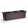 URBALIVE BERBERIS TRIO Savaiminio laistymo vazonas 117 x 39 cm, rudas