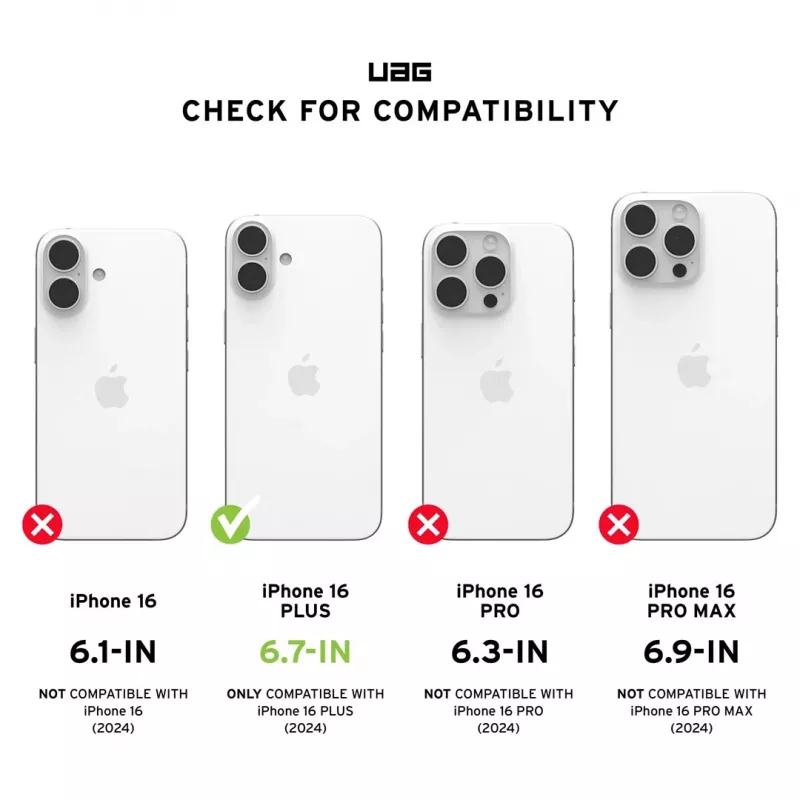 Urban Armor Gear Civilian Case, skirta iPhone 13 Pro Max - juoda
