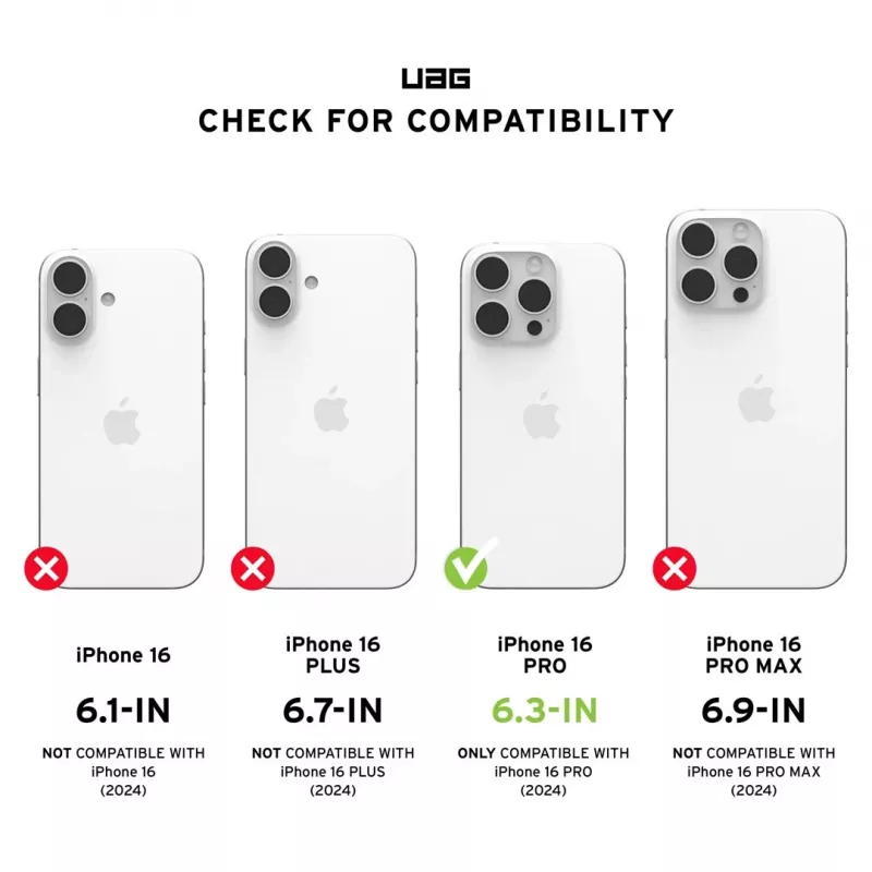 Urban Armor Gear Essential Armor Dėklas Apple iPhone 15 Pro Max - Juodas
