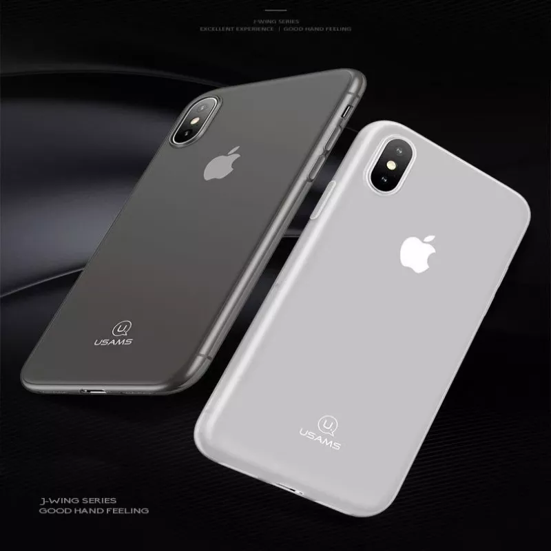 USAMS Apple iPhone X/Xs J-Wing 0.48mm TPU Dėklas Peršviečiamas