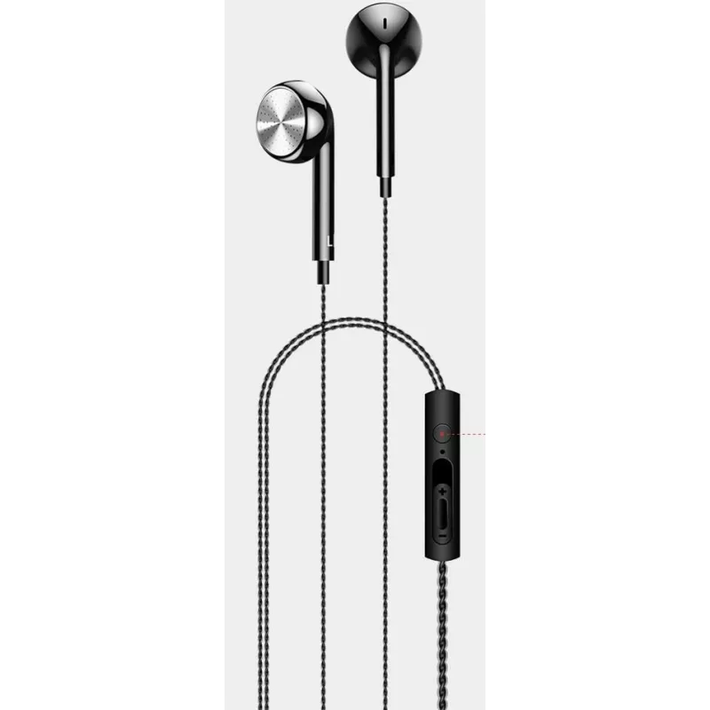 USAMS Universal EP-20 Flat Perfume Stereo Headset 3.5mm Black