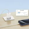 USAMS Yi Series T65 20W PD Greitasis Įkroviklis su USB-C į USB-C 60W Laidu, Baltas (OYXLTZ01)