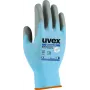 Uvex 60080 Apsauginės pirštinės 12 dydis Mėlynos/Pilkos Aqua-Polymer putų danga 6008012