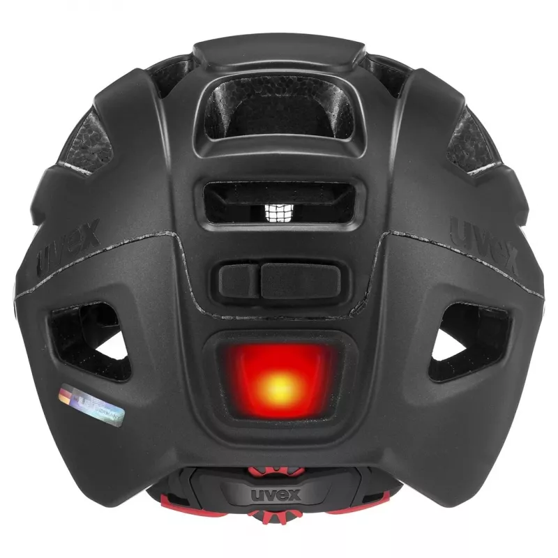 UVEX Finale Visor Dviračio Šalmas 56-61cm, Juodas Matinis