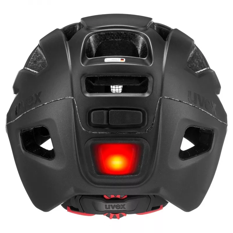 UVEX Finale Visor Dviračio Šalmas 56-61cm, Juodas Matinis
