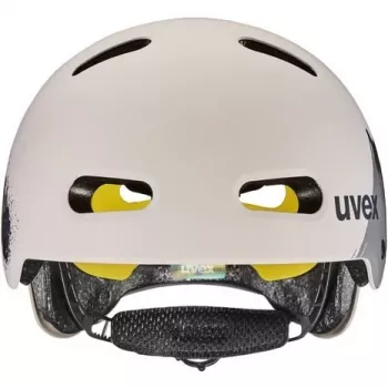 UVEX Kid 4 Style MIPS vaikiškas dviračio šalmas, Dirt Warm Grey