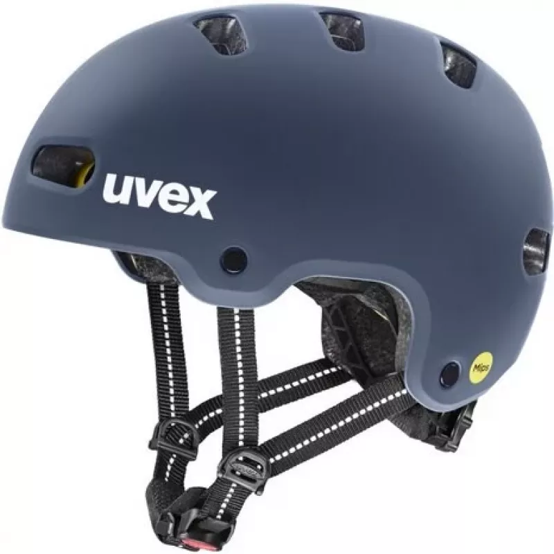 UVEX Kid 4 Style MIPS vaikiškas dviračių šalmas, Dusk Blue Matt
