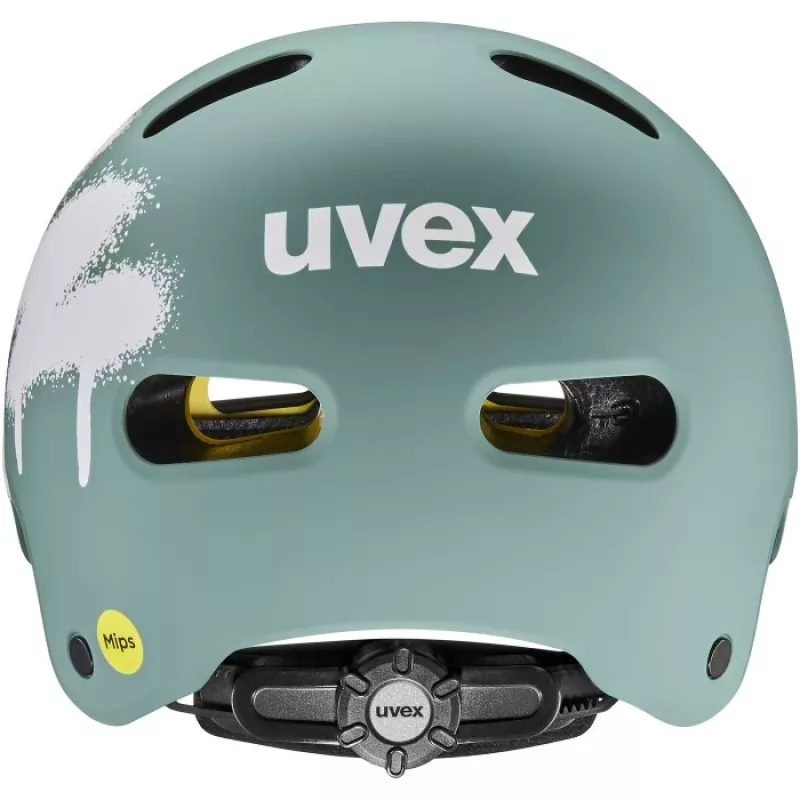 UVEX Kid 4 Style MIPS vaikiškas dviračio šalmas, žalias