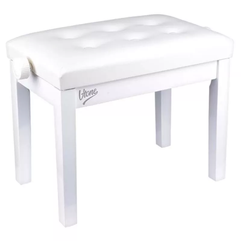 V-TONE BENCH 1 WH Piano Bench White
