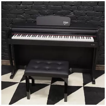 V-TONE BL-8808 BK USB MIDI Digital Learning Piano - 61 klavišų, jautrūs lietimui, juoda