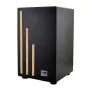 V-TONE CJ 10 Cajon String Drum Case SE - Juoda, Patvarus Nailoninis Cajon Dėklas su Paminkštinta Rankena ir Pečių Diržu