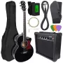 V-TONE EAG SET BK Elektroakustinė gitara + stiprintuvo rinkinys, juoda