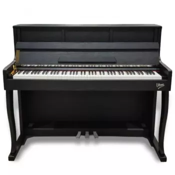 V-TONE PLF-256 BK 88 klavišų skaitmeninis pianinas su gradaciniu plaktuko veikimu, 238 balsais, 200 ritmų, 128 balsų polifonija, 3 pedalais, 2x25W garsiakalbiais, USB MIDI/Audio, juodas
