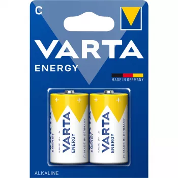 VARTA Longlife Power šarminės C Baby baterijos LR14, 2 vienetų paketas 04114229422