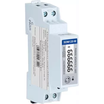 VCX SDM120M Vienfazis Dvikryptis Energijos Skaitiklis su Modbus RTU (MID)