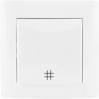 VCX WESA LC 01A kryžminė jungtis, balta, 10x10 mm kanalui