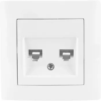 VCX WESA LC 41 dvigubas kompiuterio lizdas baltas