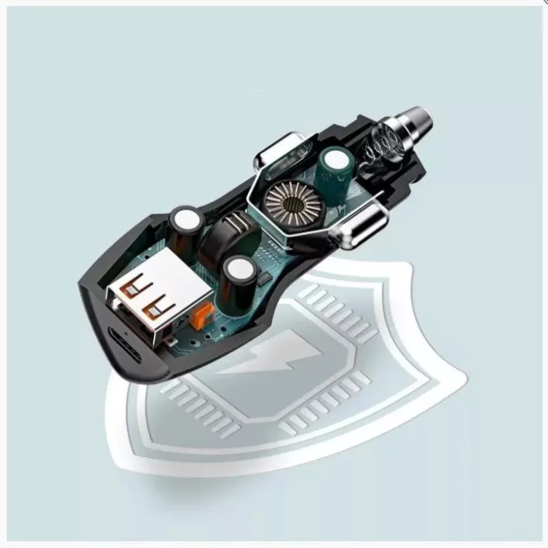 Veger CC50 Rigorous PD38W (1A1C) automobilinis įkroviklis juodas