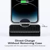 Veger PlugOn Power Bank (W0558P) 5000 mAh 20W PD QC3.0 su įmontuota Lightning jungtimi, juoda
