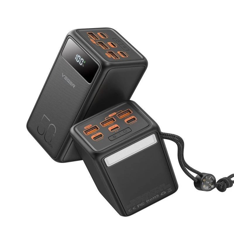 Veger Power Bank Tank Lite (W5001) PD QC3.0 5A 22.5W 50000 mAh juoda