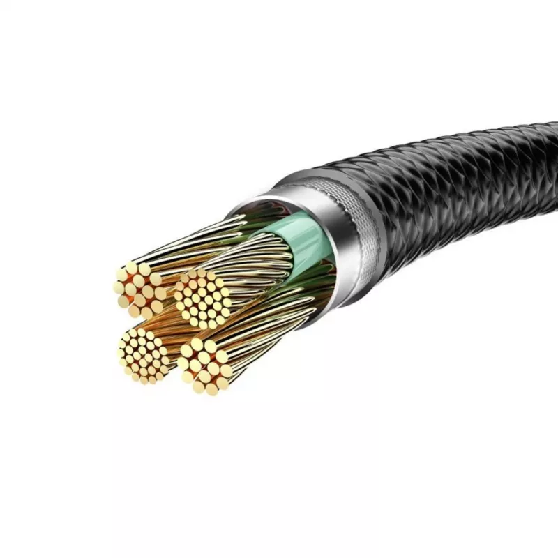 Veger V105 USB-A į Lightning laidas 1,2 m juodas 2,4A įkrovimui ir sinchronizavimui
