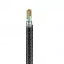 Veger V105 USB-A į Lightning laidas 1,2 m juodas 2,4A įkrovimui ir sinchronizavimui