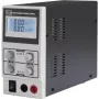 Velleman LABPS6005SM 60V 5A 300W reguliuojamas nuolatinės srovės laboratorinis maitinimo šaltinis su LED ekranu, juodas/pilkas
